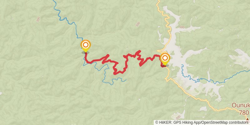 Pakihi Track stage 1 Map