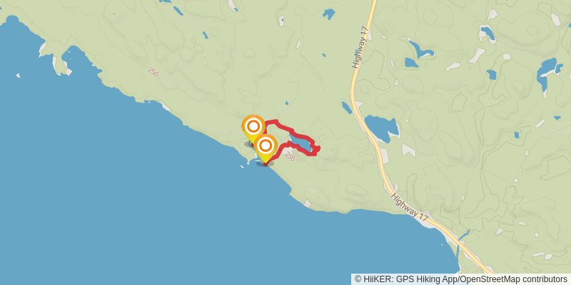 Lake superior coastal trail cheap map