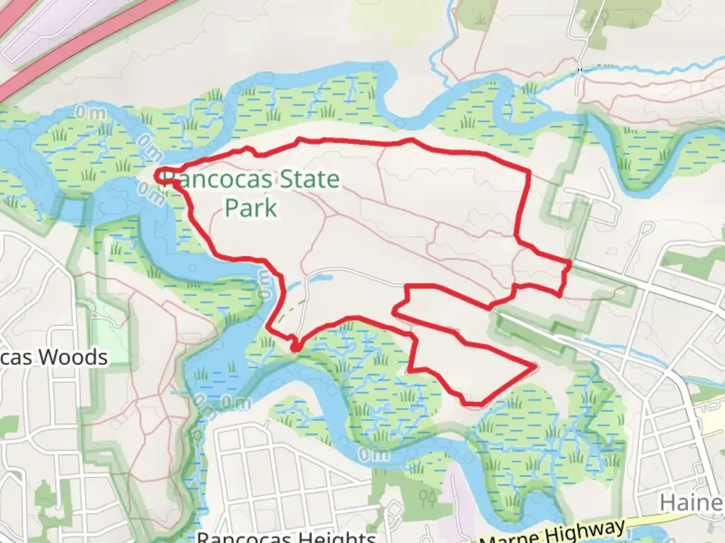 An image depicting the trail Creekside Loop Trail and its surrounding area.