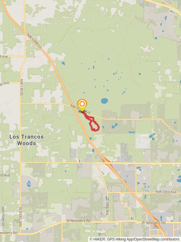 Creek Sink Loop Trail mobile static map
