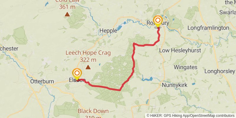 Ravenglass to Holy Island Walk stage 12 Map