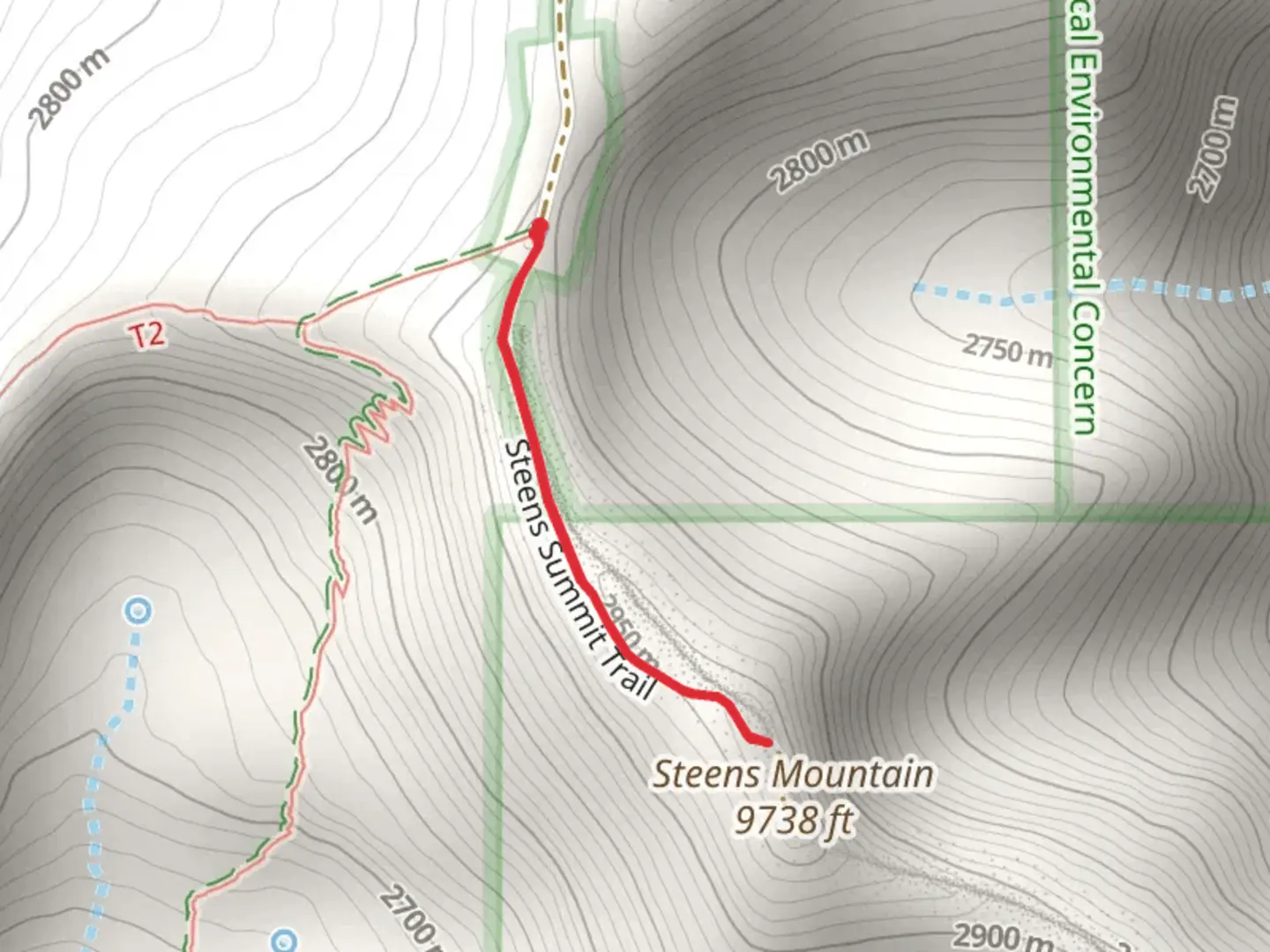 An image depicting the trail Steens Mountain and its surrounding area.