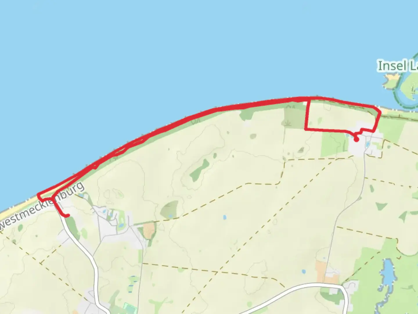 An image depicting the trail Gollwitz Loop and its surrounding area.