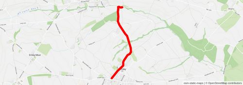 Emley Boundary Walk stage 2 Map