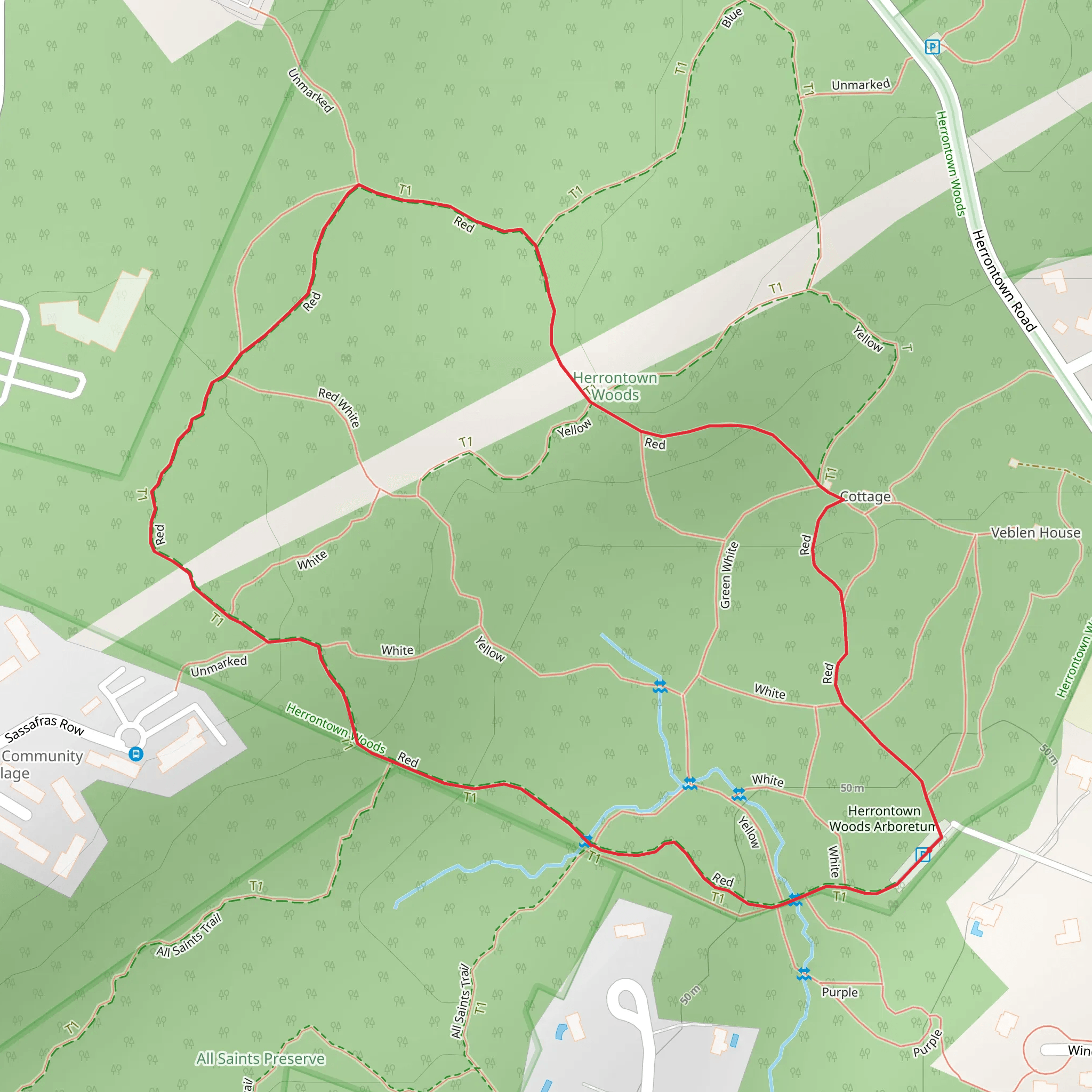 Red Loop mobile static map