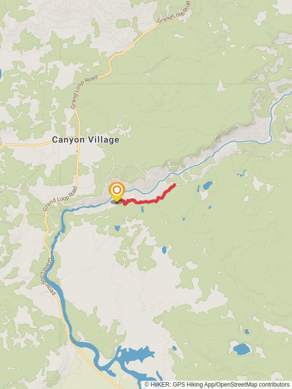 Artist Point - Point Sublime Trail mobile static map