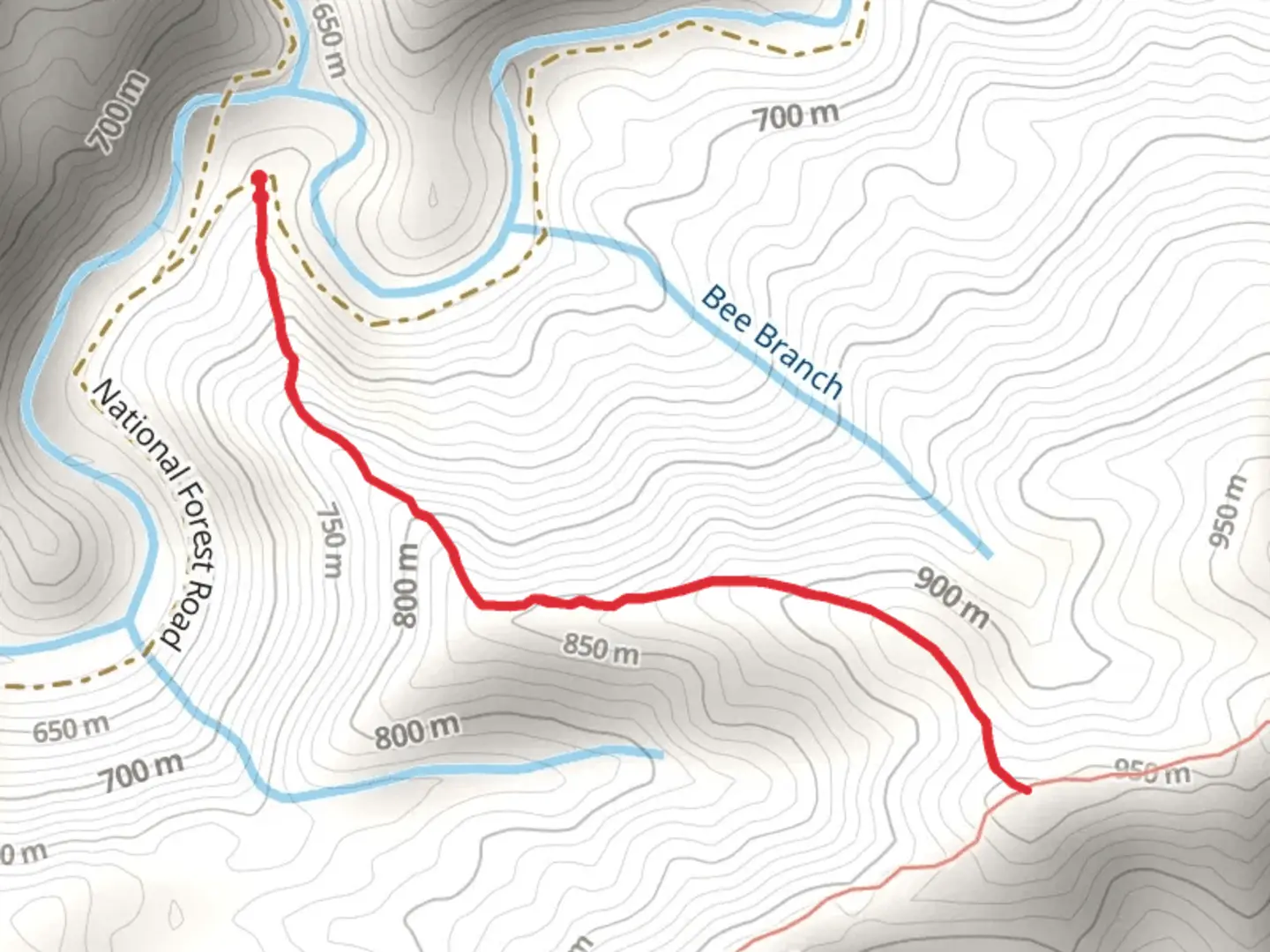 An image depicting the trail Omphus Ridge Trail and its surrounding area.