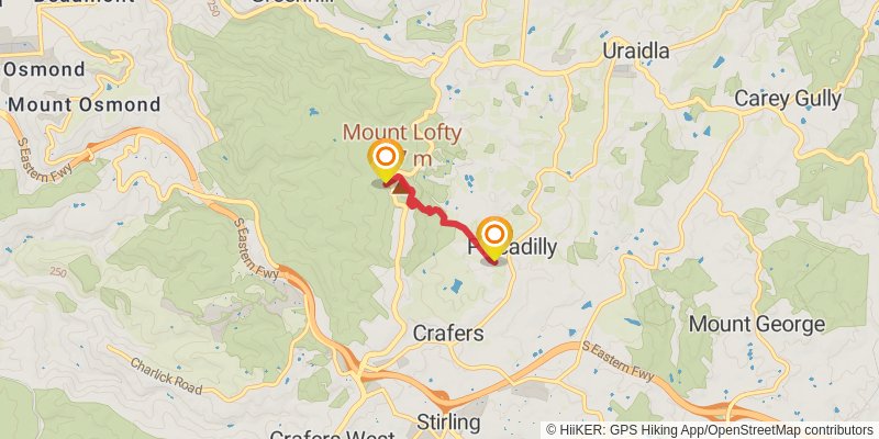 Heysen Trail alt 1 Map