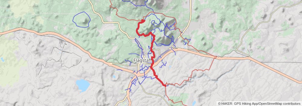 Arizona Trail alt 5 Map