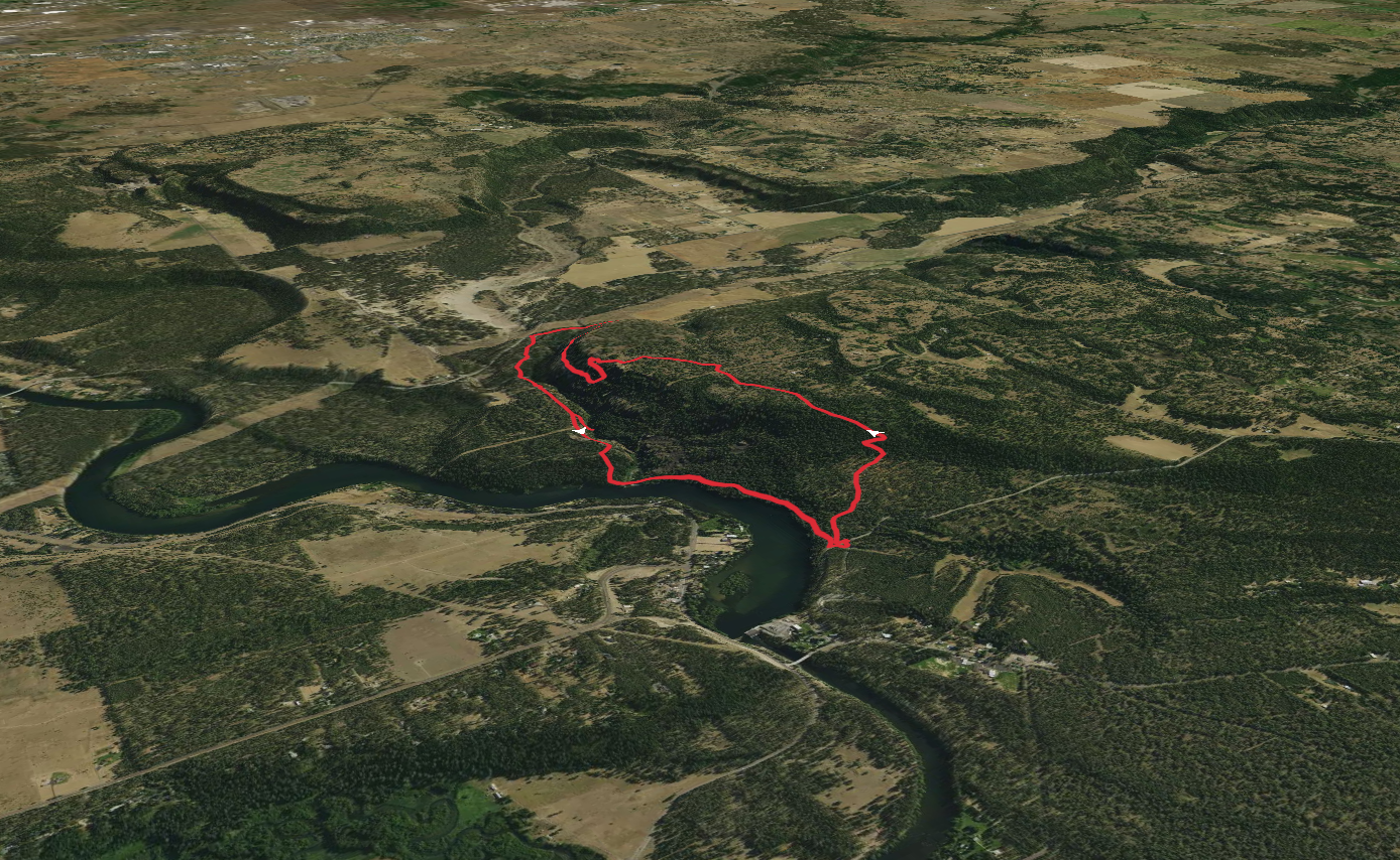 Trail 25 and Spokane River Centennial Trail Loop