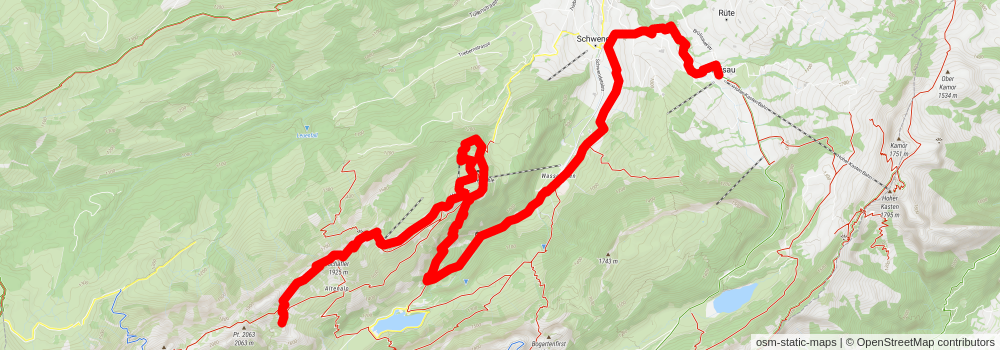 Die Königstour im Alpstein stage 4 Map