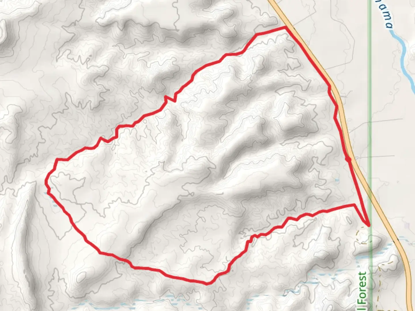 An image depicting the trail Lemitas and Window Rock Loop Trail and its surrounding area.