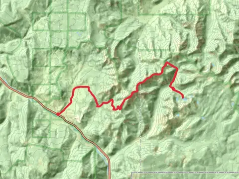 Crescent Lake, Shelf Lake and Big Horn Peak via Daly Creek