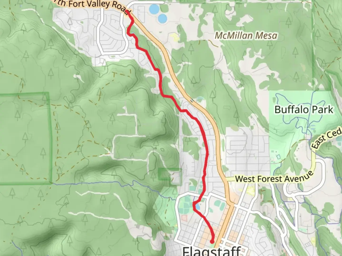 An image depicting the trail Karen Cooper Trail and its surrounding area.