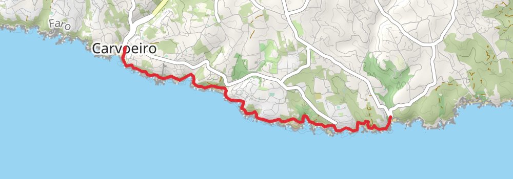 Algarve Coast Golden South-West 6-Day Gentle Tour (Hillwalk Tours) stage 2 Map