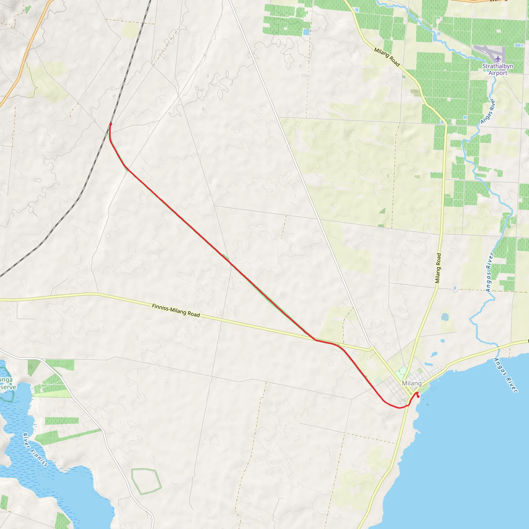 Nurragi Conservation Reserve Trail mobile static map