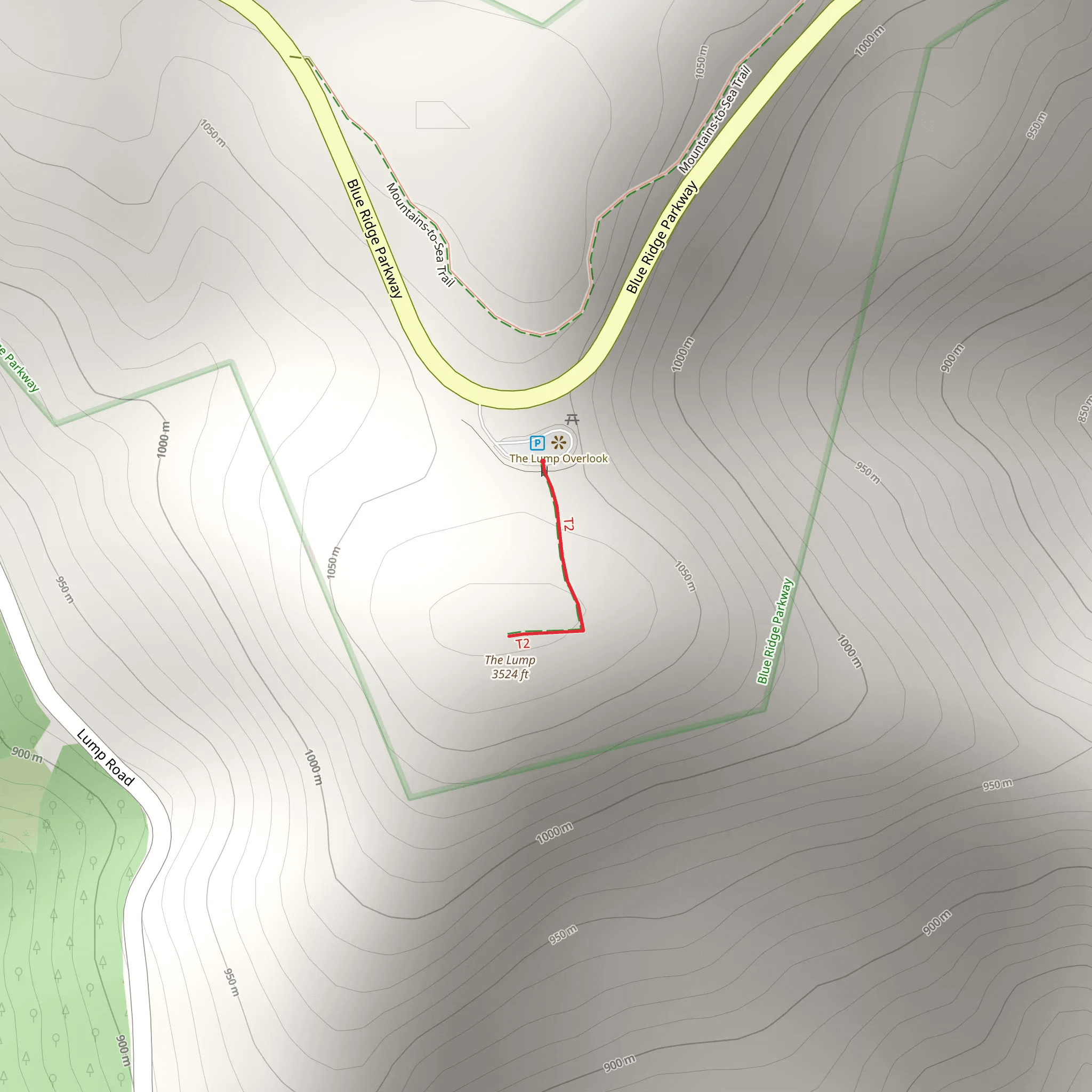 The Lump mobile static map