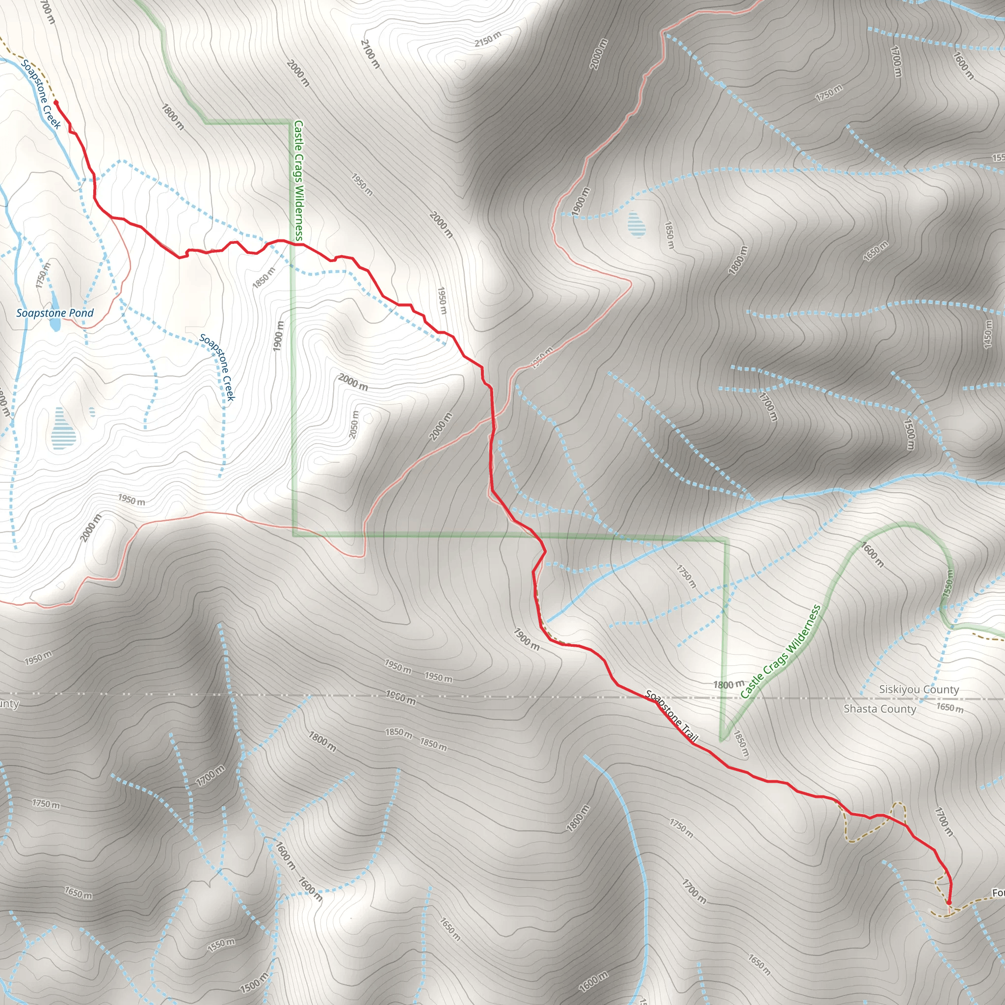 Soapstone Trail mobile static map