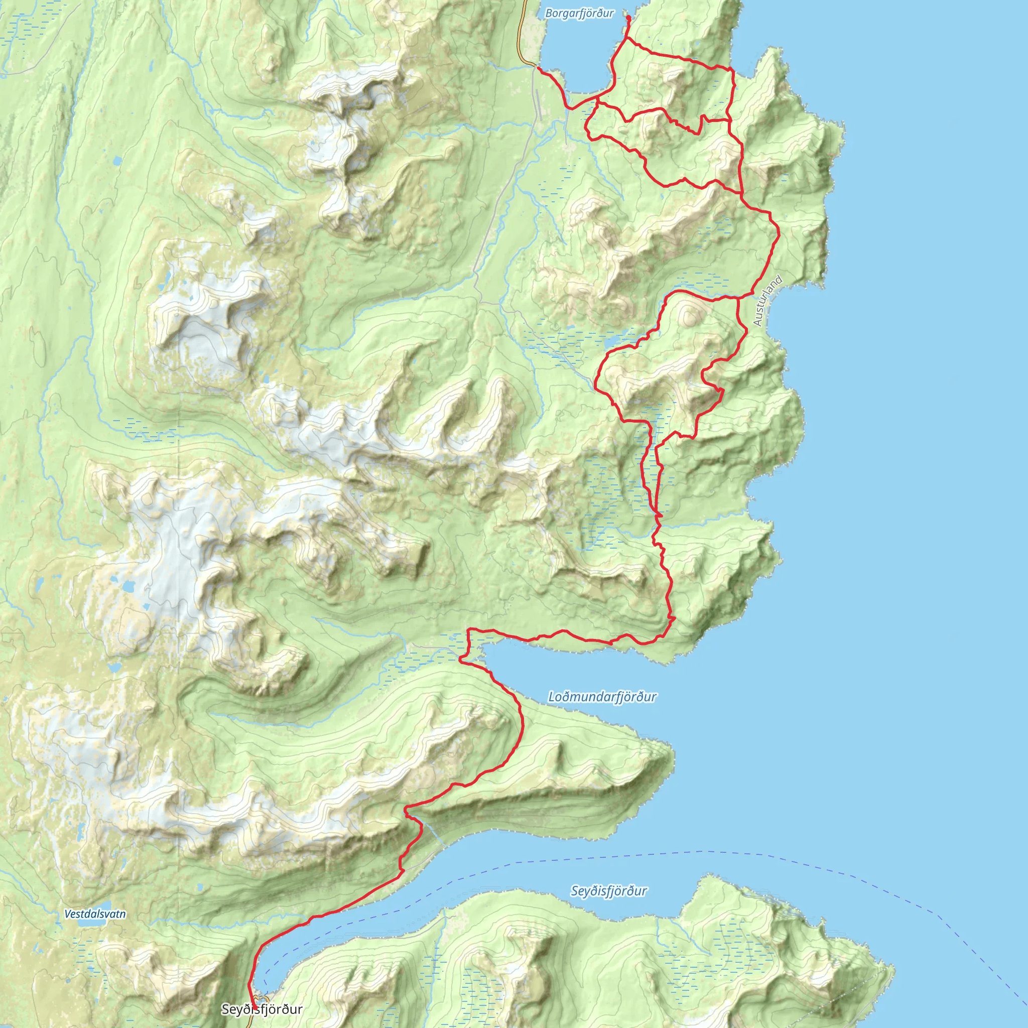 The Víknaslöoir mobile static map