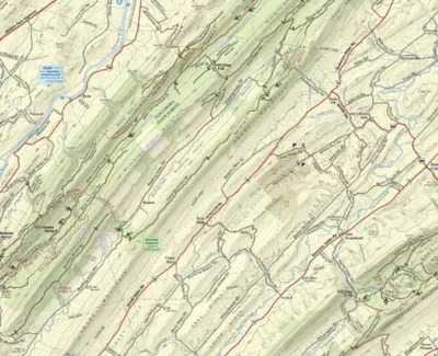 Purple Lizard Maps Tuscarora State Forest - Pennsylvania  on HiiKER