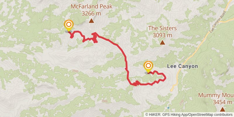 Bonanza Trail stage 2 Map