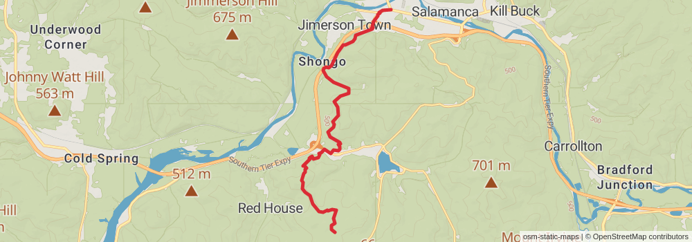 American Perimeter Trail - Northern Appalachian Primary stage 27 Map