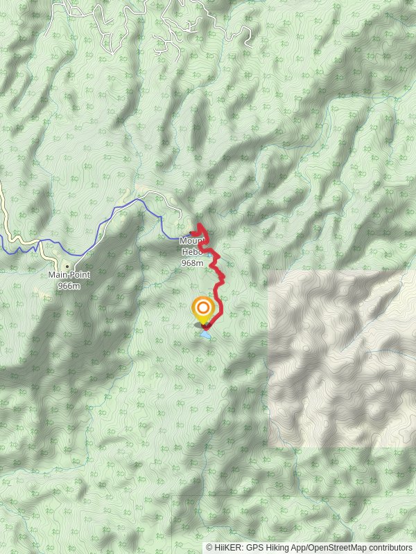 Mount Hebo via Pioneer-Indian Trail from South Lake