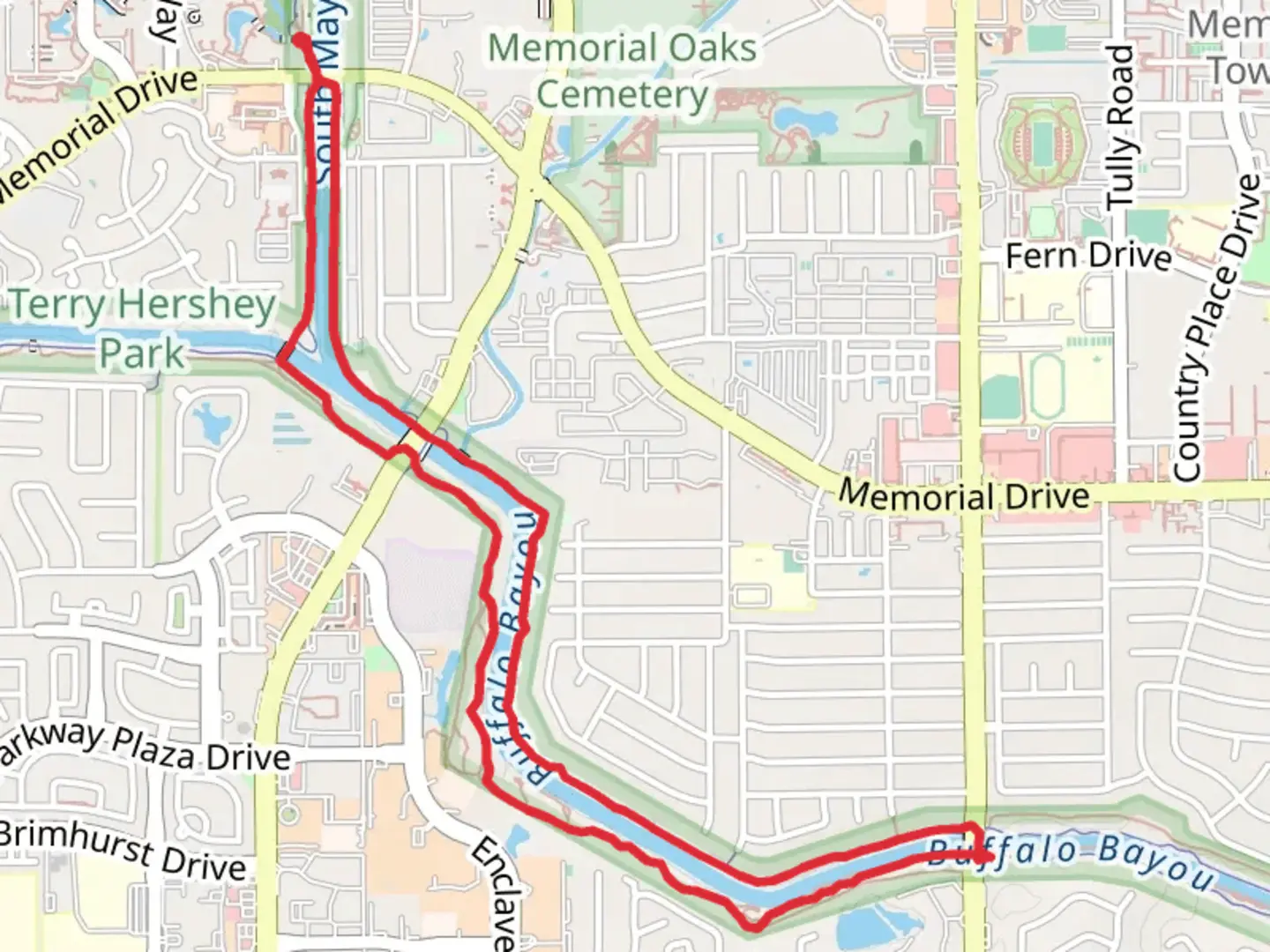 An image depicting the trail Cardinal, Mockingbird and Blue Jay Loop Trail and its surrounding area.