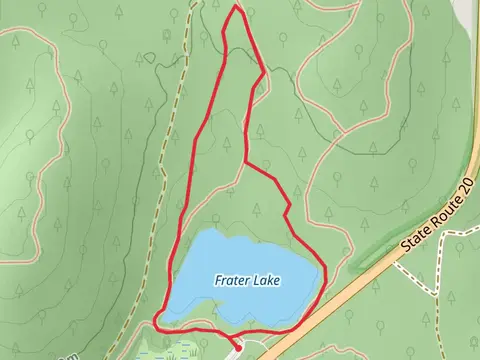 Loop around Frater Lake