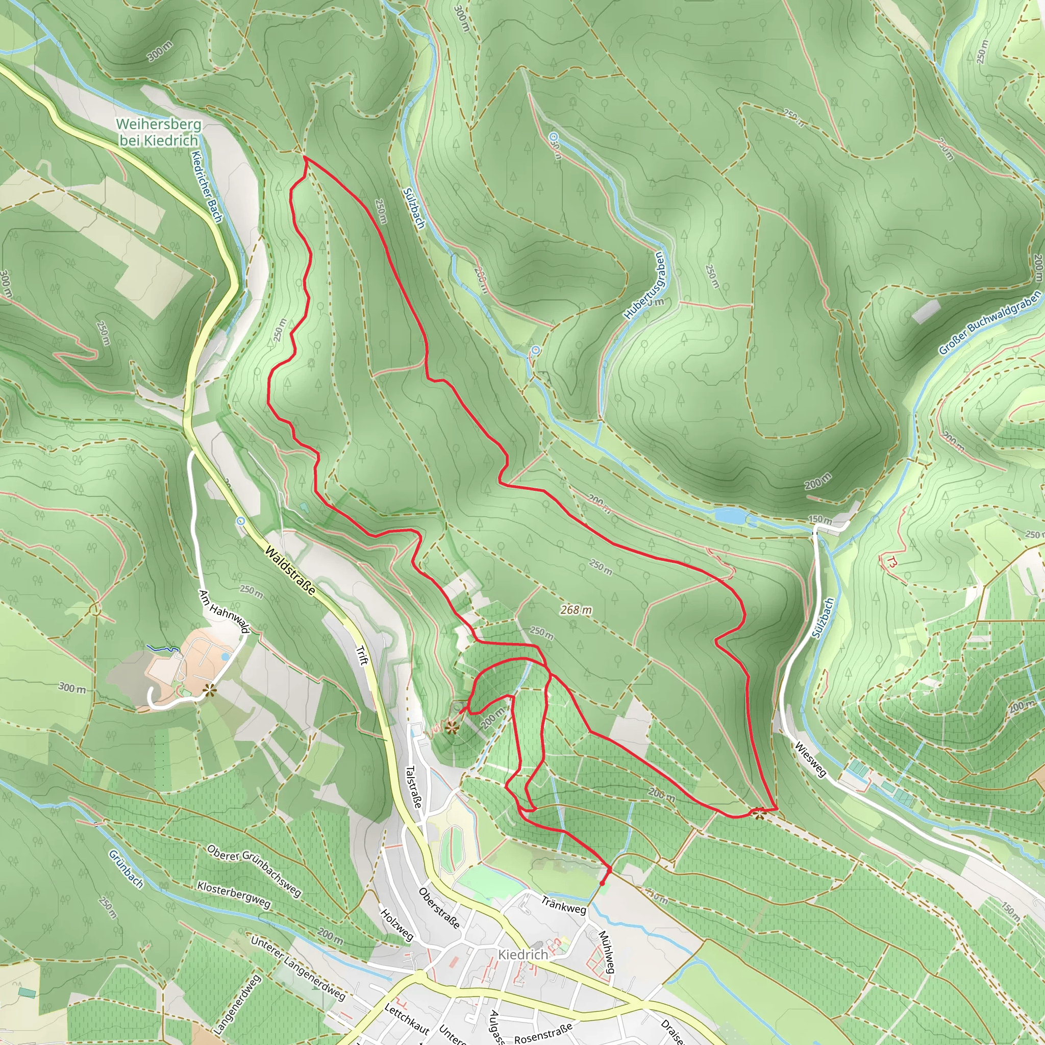 Burg Scharfenstein, Forster Schneider Eiche and Egertsmuhle Loop mobile static map