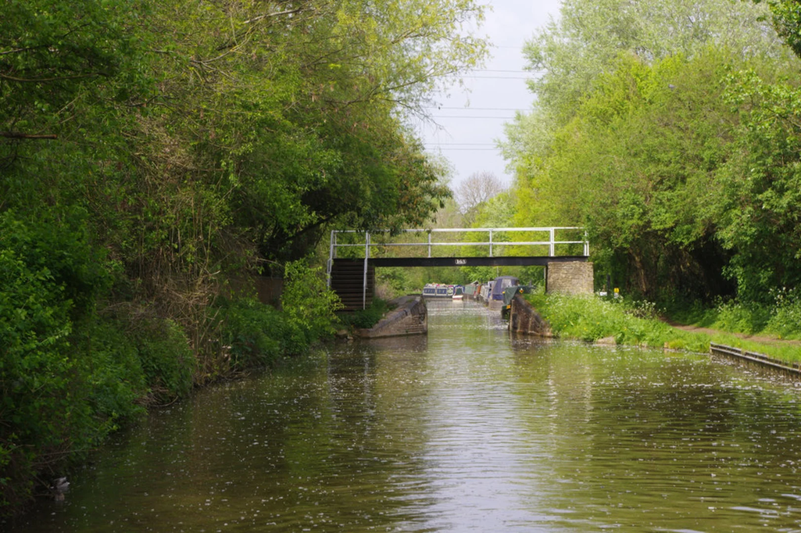 An image depicting the trail Spiceball Country Park and its surrounding area.
