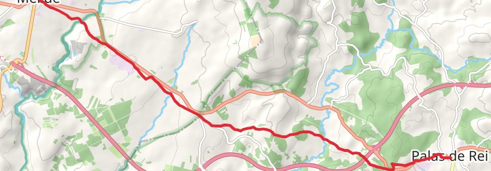 Camino Frances 11-Day Gentle Tour (Slow Pilgrimage) (Hillwalk Tours) stage 5 Map