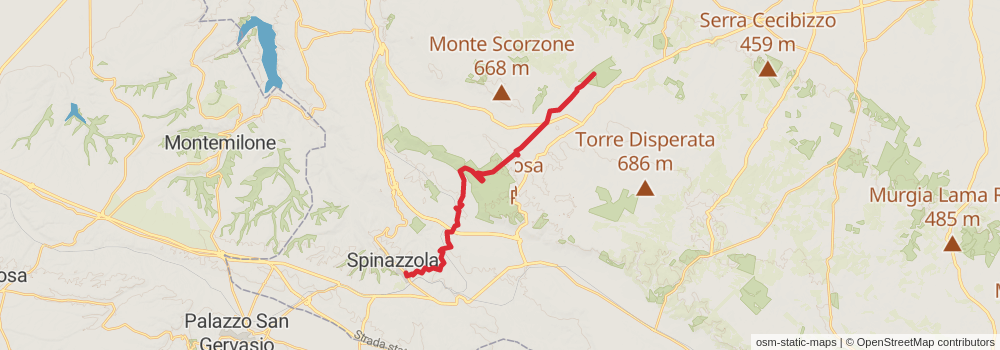 Sentiero Italia - Puglia Section stage 18 Map