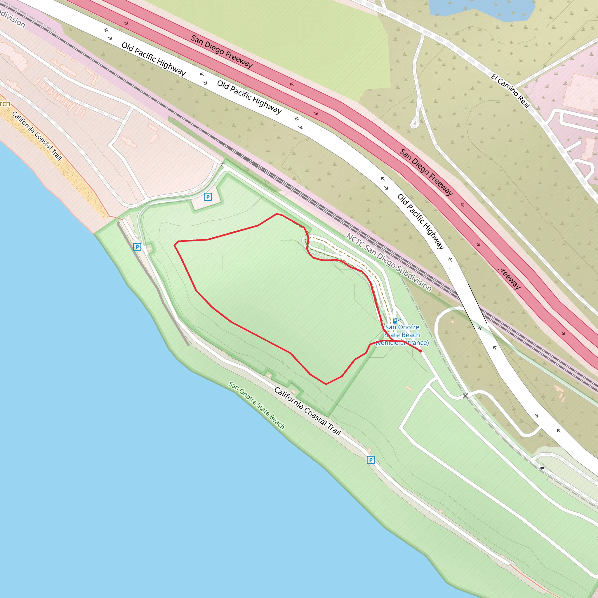 Old Pacific Highway Loop mobile static map