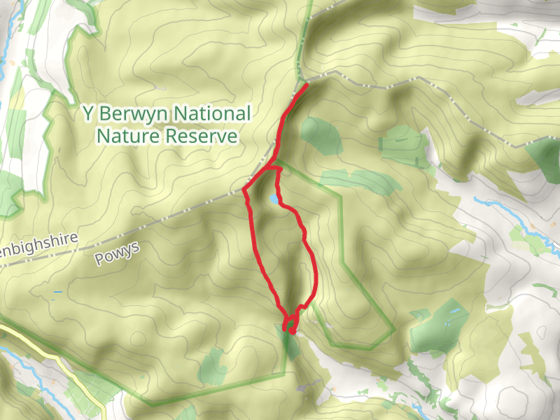 Pistyll Rhaeadr, Moel Sych and Craig Berwyn Walk