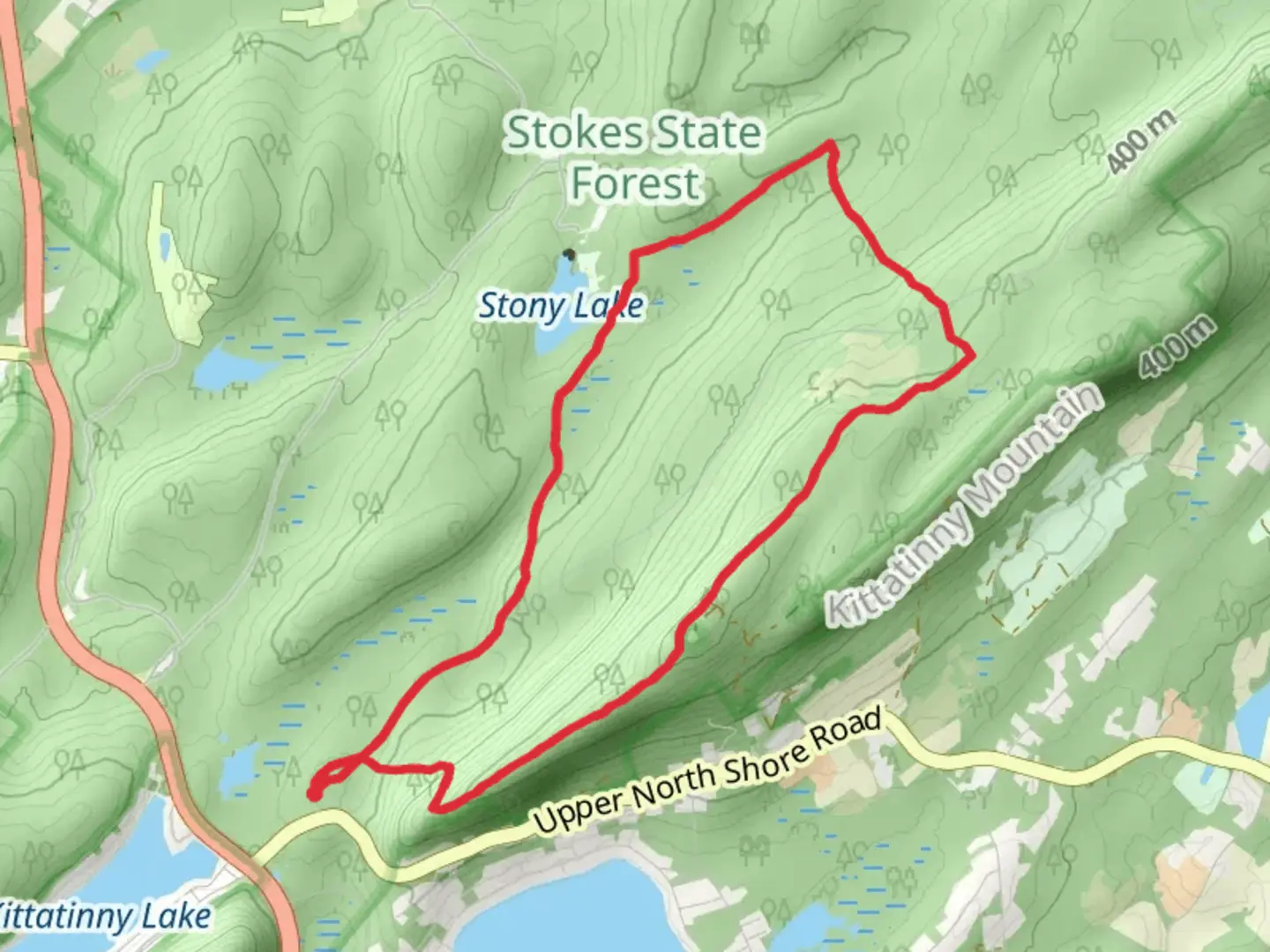 An image depicting the trail Appalachian, Stony Brook and Coursen Loop Trail and its surrounding area.