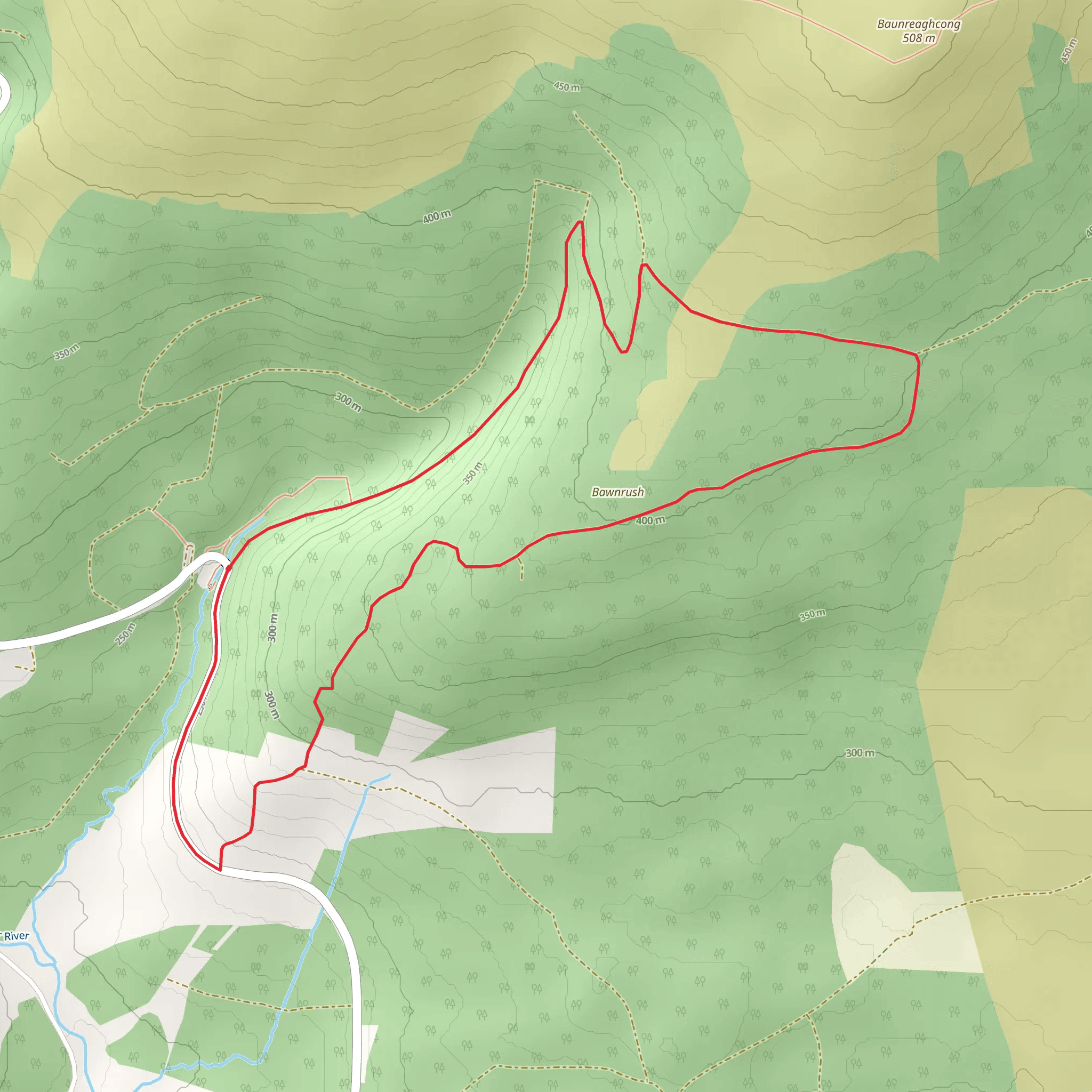 Monicknew - Bocadh Lodge Walk mobile static map