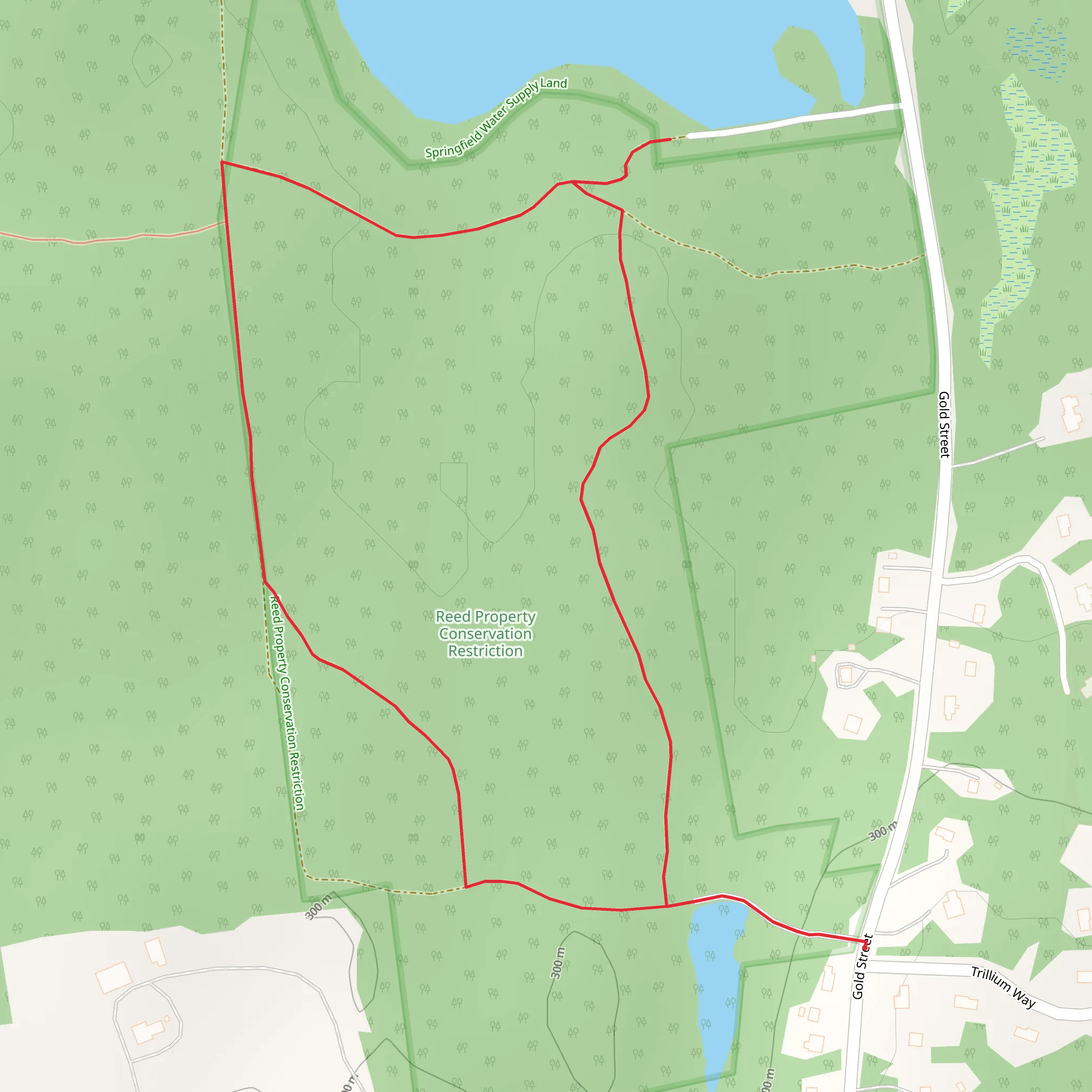 Knights Pond Loop mobile static map