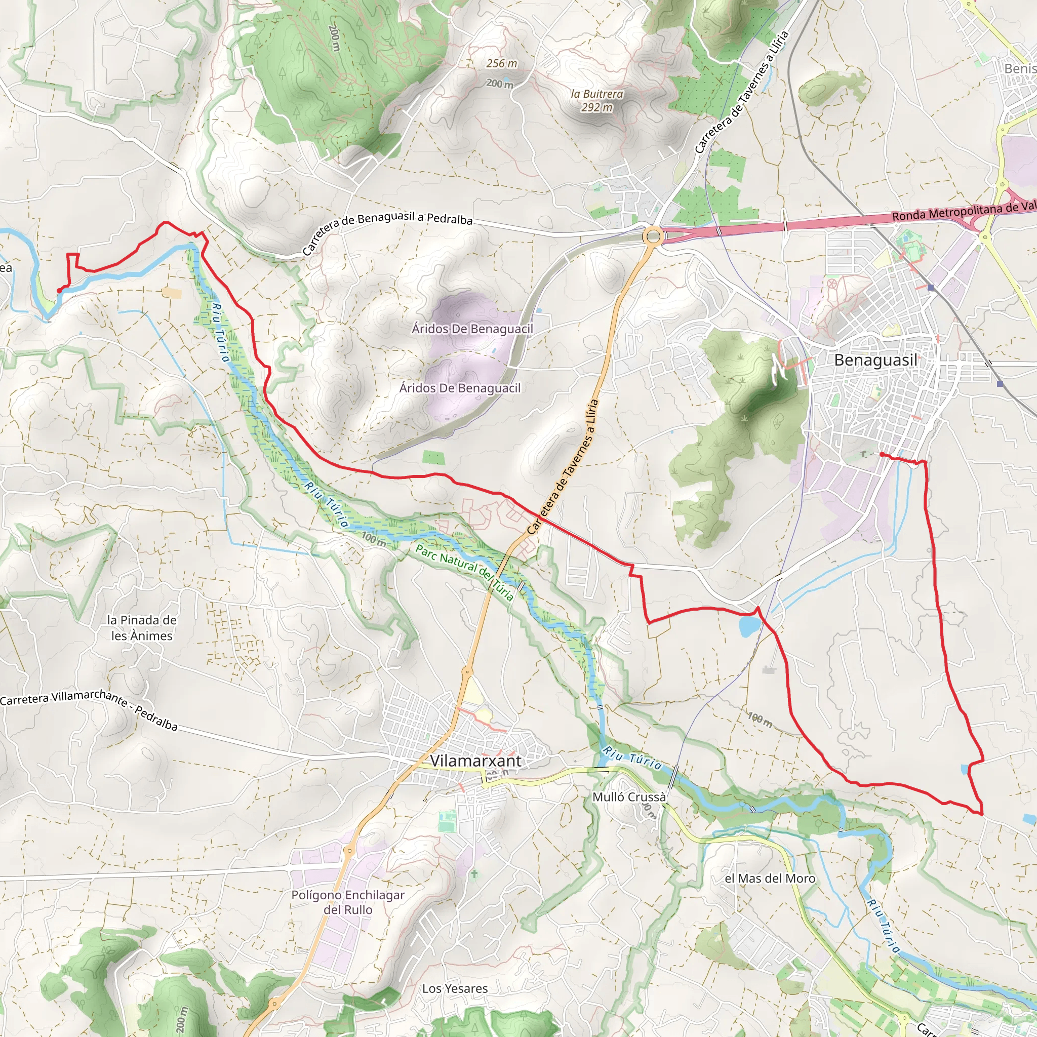 Massos i Molins PR CV 301 mobile static map