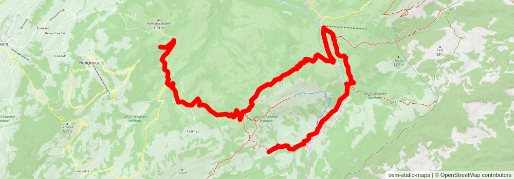 UNESCO Biosphere Entlebuch stage 4 Map