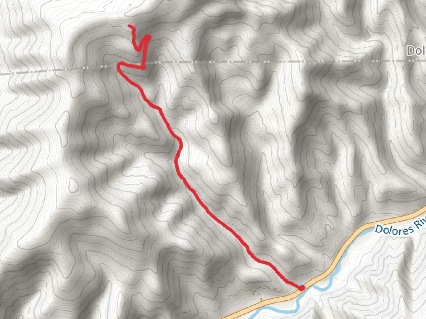 An image depicting the trail Tender Foot Trail and its surrounding area.