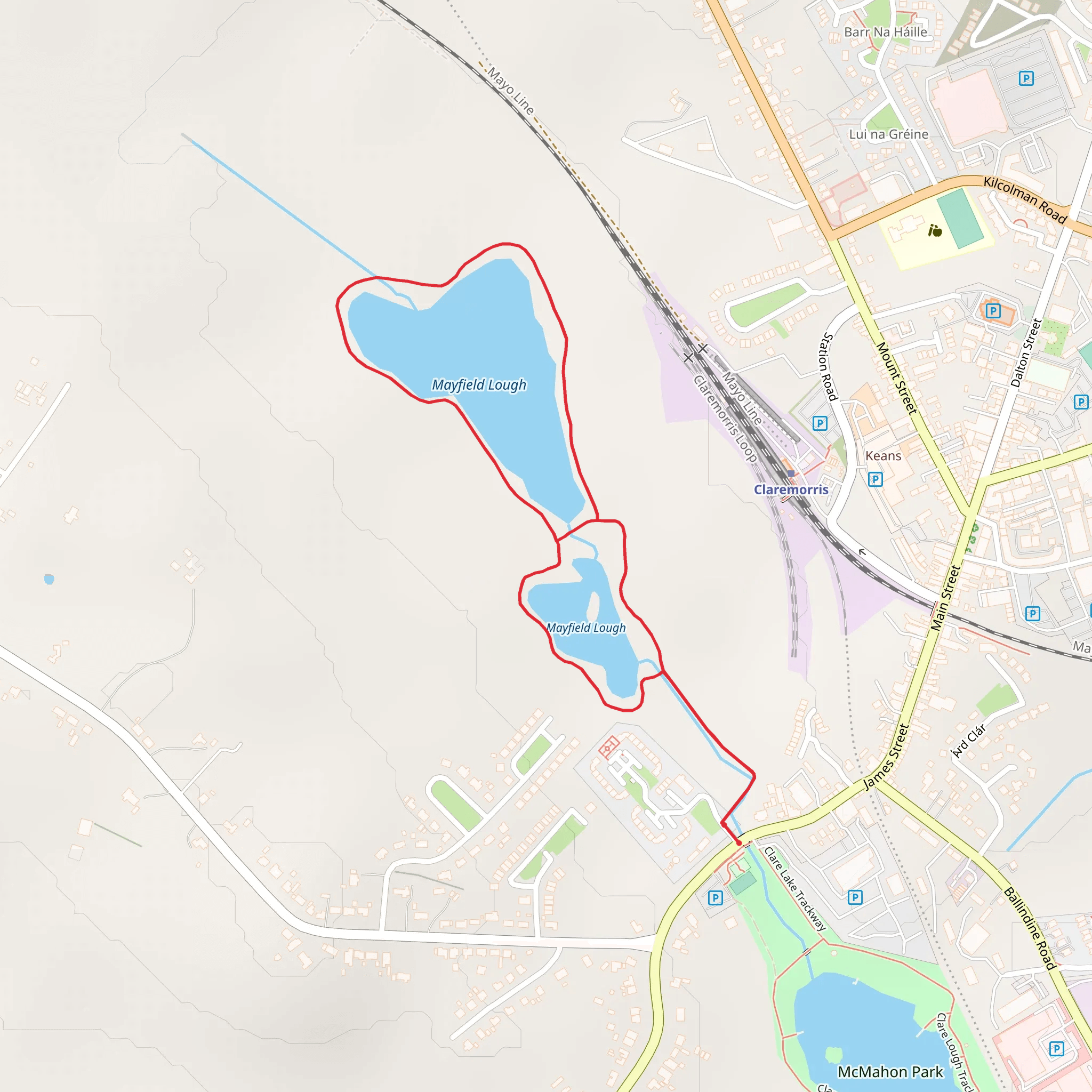 Mayfield Loop mobile static map