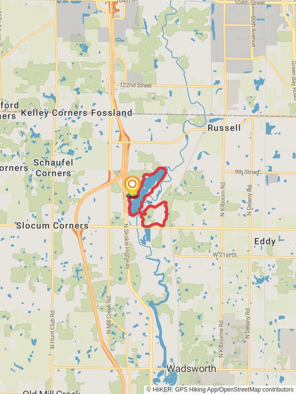 Sterling Lake - Yellow and Blue Loop