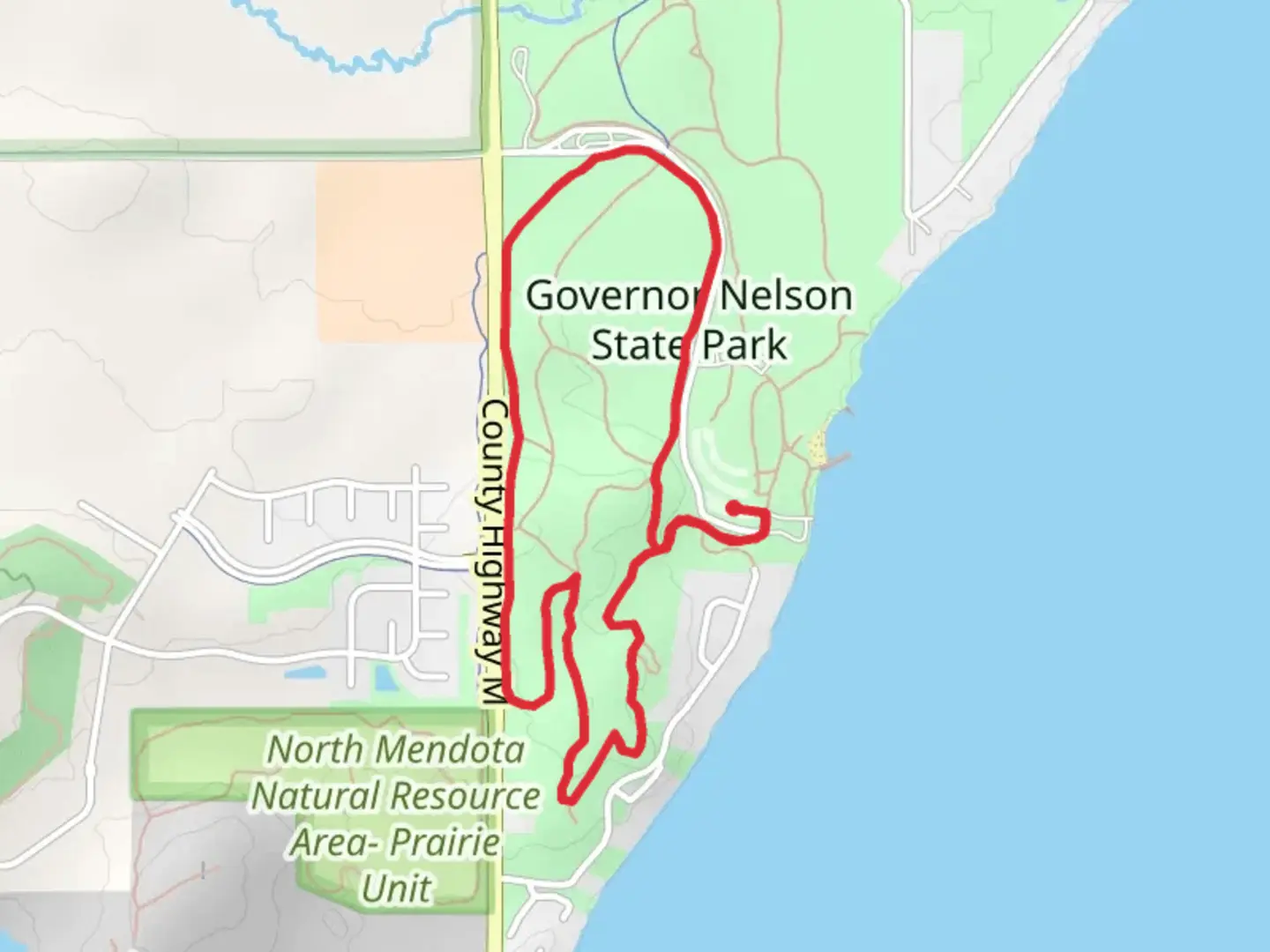An image depicting the trail Governor Nelson State Park - Woodland Loop Trail and its surrounding area.