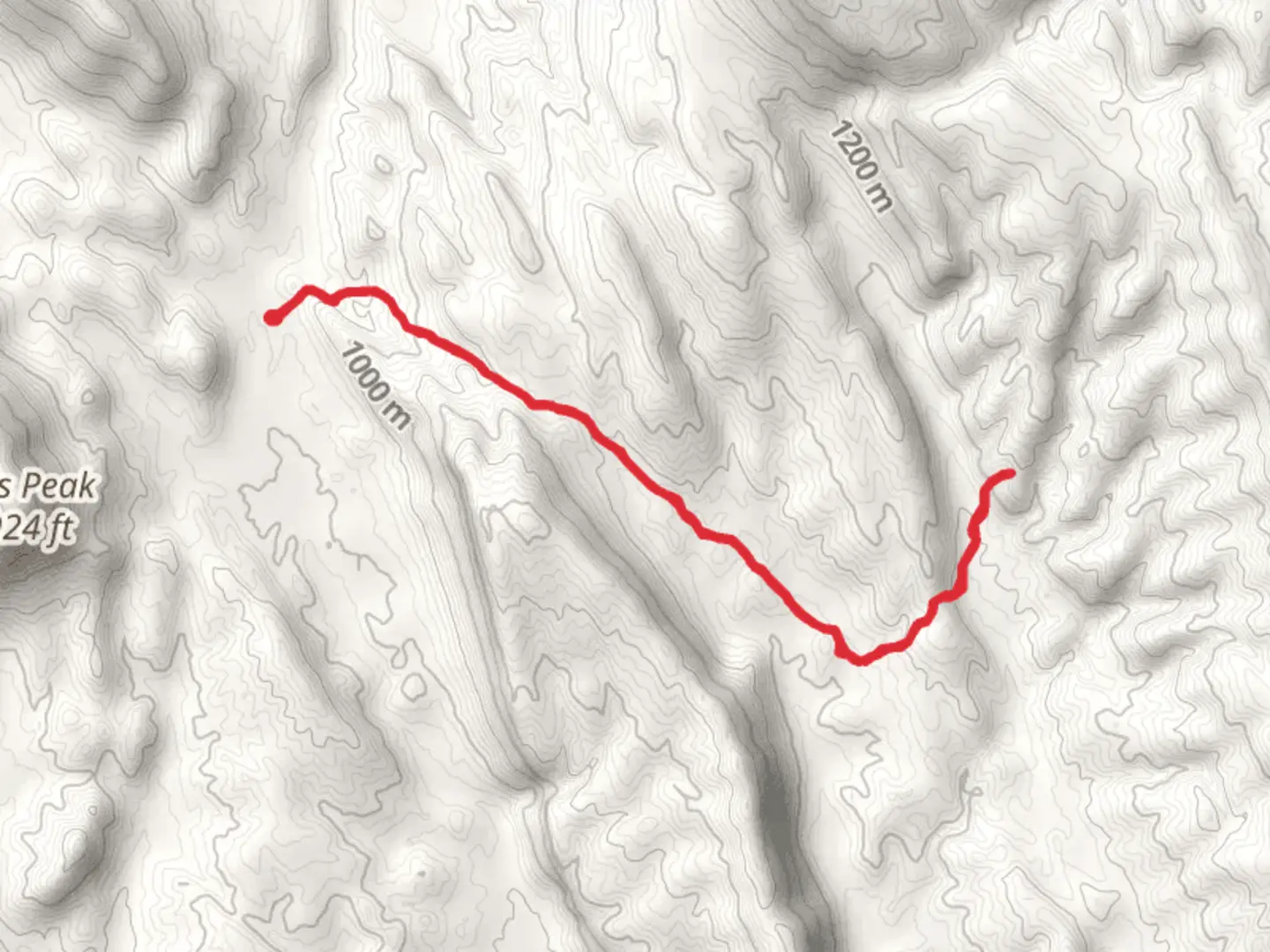 An image depicting the trail Telephone Canyon Trail and its surrounding area.