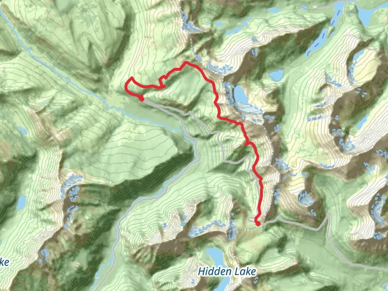 Haystack Pass, Highline and Granite Park Trail