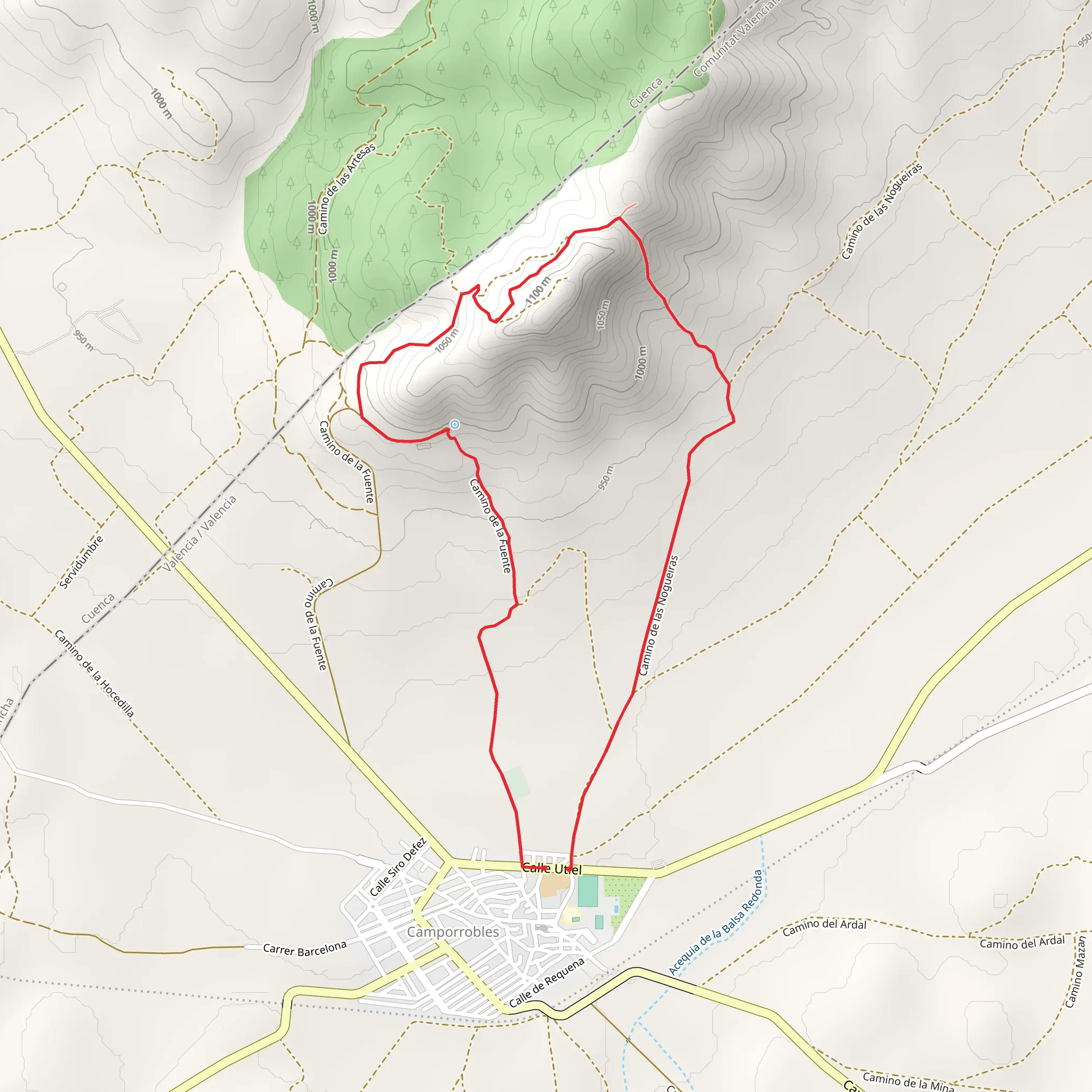 Iberian Route PR CV 293 mobile static map