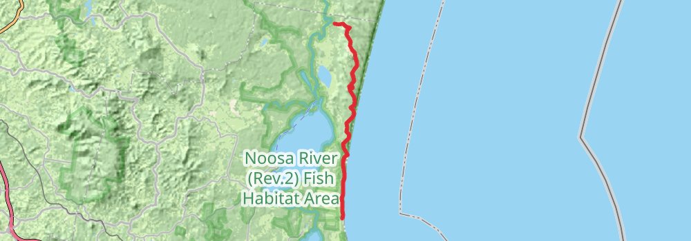 Cooloola Great Walk stage 4 Map