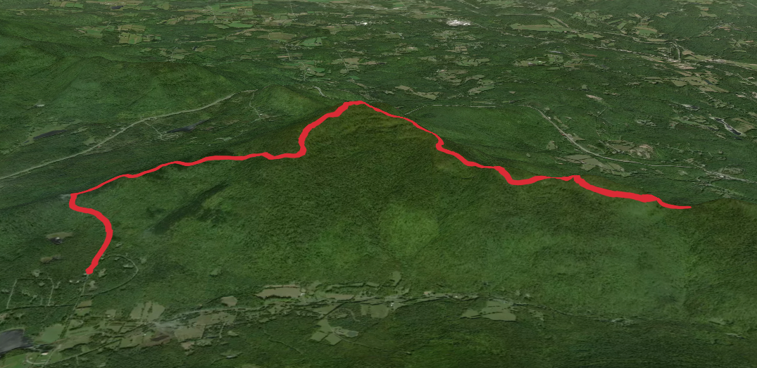 Windham High Peak and Burnt Knob from Peck Road