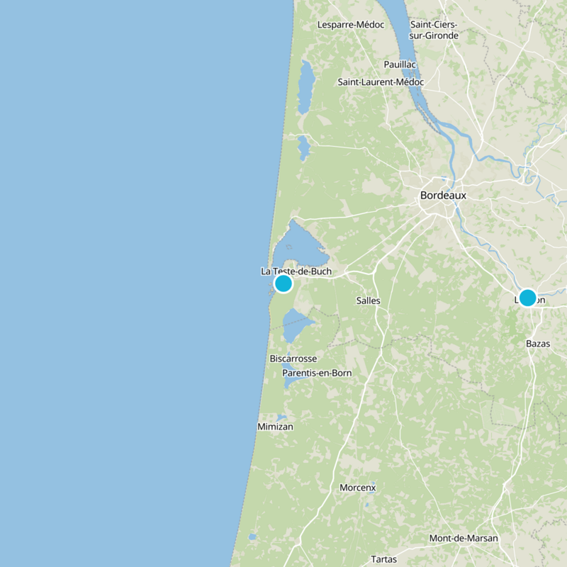 La Teste-de-Buch Static Map